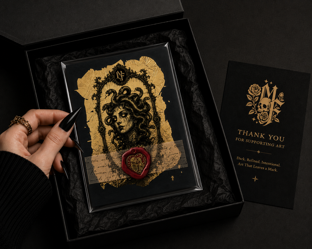 Medusa – Gilded Collection Layered Fine Art Print