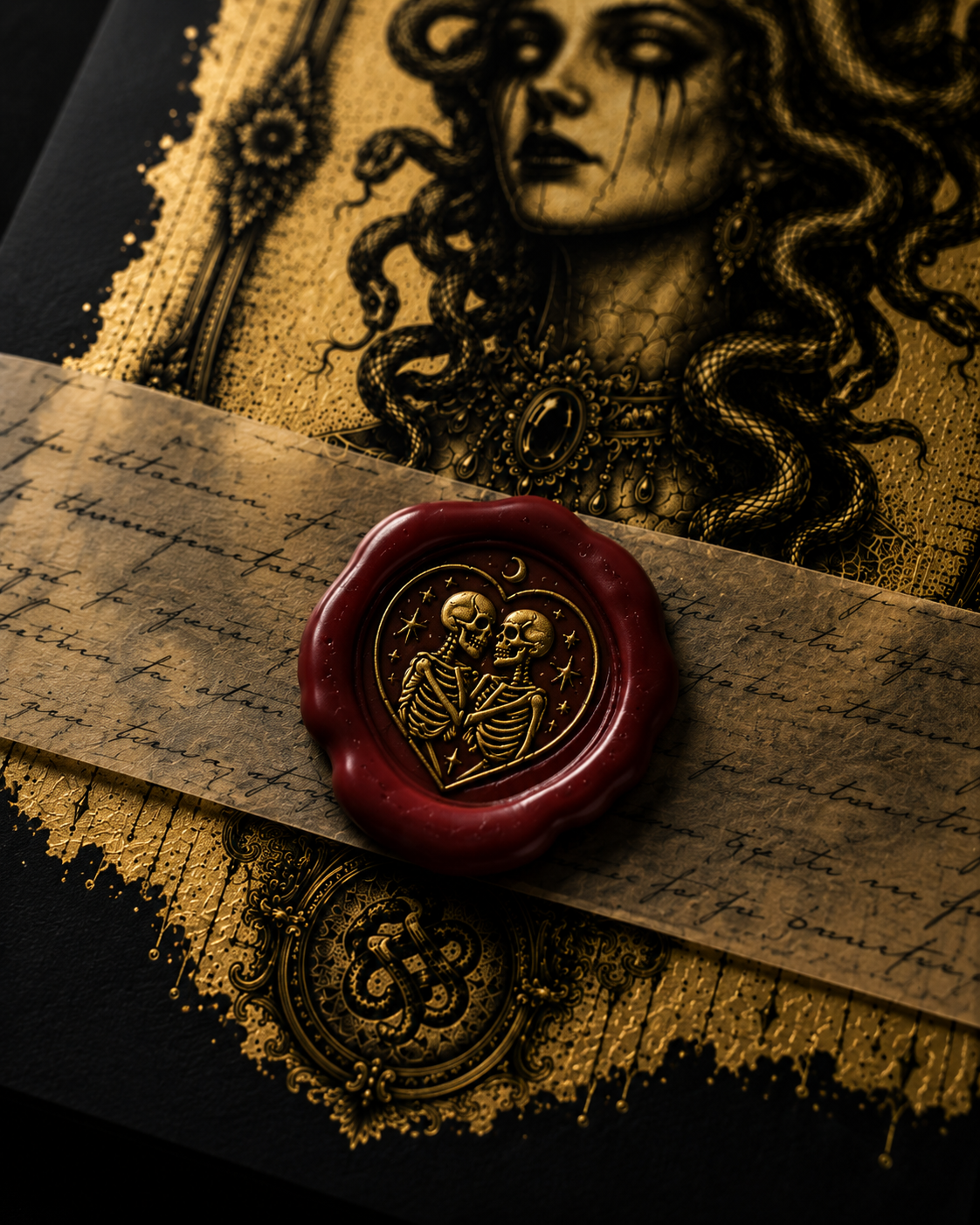 Medusa – Gilded Collection Layered Fine Art Print