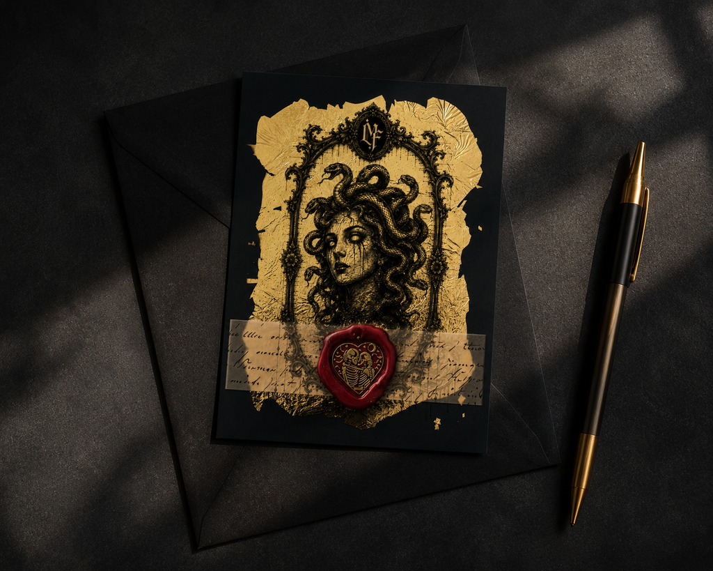 Medusa – Gilded Collection Layered Fine Art Print